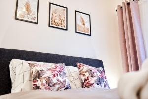 Posteľ alebo postele v izbe v ubytovaní LAGUNA Apartament Polanica Residence 54