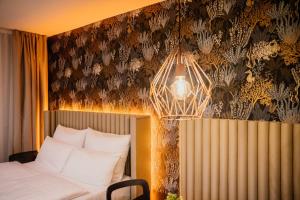 Cama o camas de una habitación en Rioca Stuttgart Posto 4
