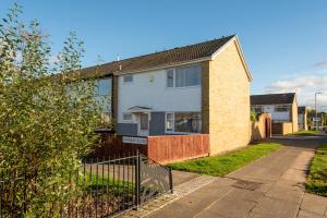 Bygningen som feriehuset ligger i