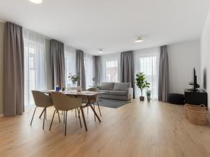 Posezení v ubytování limehome Gütersloh Eickhoffstraße