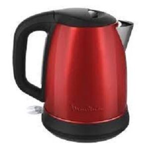 a red electric kettle with a black handle at SHINE VERANDA PRIVE APTS 7PERSONS in Plataniás