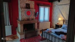 Posteľ alebo postele v izbe v ubytovaní Elena's villa