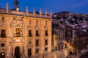 Nespecifikovaný výhled na destinaci Granada nebo výhled na město při pohledu z penzionu