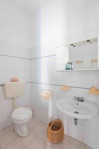 A bathroom at Traditional Two Story House in Galanado Naxos