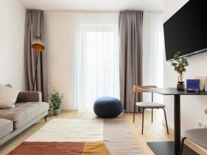 Posezení v ubytování limehome Gütersloh Eickhoffstraße