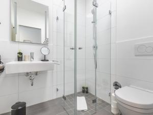 Koupelna v ubytování limehome Gütersloh Eickhoffstraße