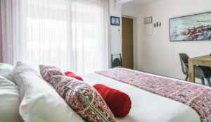 Posteľ alebo postele v izbe v ubytovaní Hotel Lampara