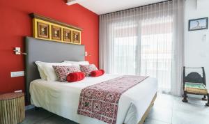 Posteľ alebo postele v izbe v ubytovaní Hotel Lampara