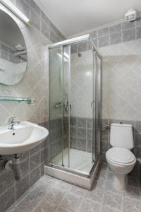 Koupelna v ubytování Dias Hotel Platamon