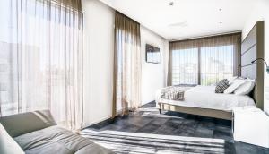 Posteľ alebo postele v izbe v ubytovaní Hotel Lampara