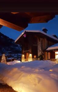 Chalets Mignon durante l'inverno