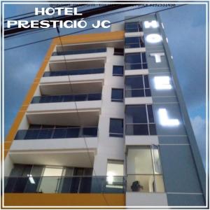 a building with the words hotel presidio utec at Hotel Prestigio JC in Sogamoso