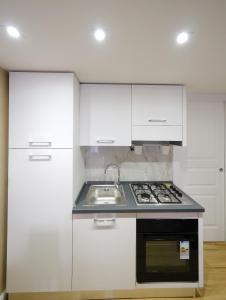 A kitchen or kitchenette at O Vascetiello
