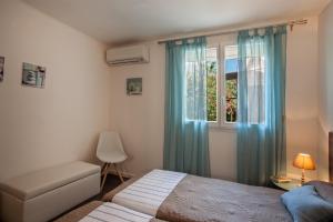 Säng eller sängar i ett rum på Villa Karisma