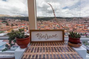 Nespecifikovaný výhled na hory nebo výhled na hory při pohledu z bed and breakfast