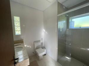 Koupelna v ubytování Refúgio das Araucárias