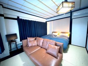Posezení v ubytování Nozawa Onsen BASECAMP