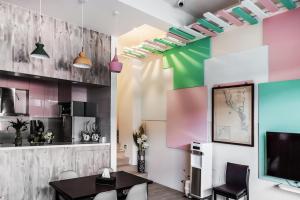 Nhà bếp/bếp nhỏ tại Toutsu Asami Guest House