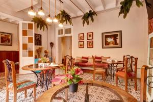 Χώρος καθιστικού στο Casa Porta
