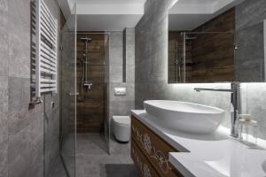Kúpeľňa v ubytovaní Apartamenty Parzenica Zakopane
