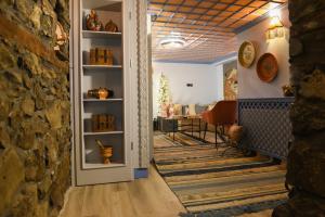 Posezení v ubytování Dandy Villas Metsovo-Metska-Down Town-Up to 7