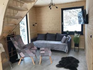 Posezení v ubytování Chatki wisla houses