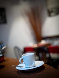 Kaffi- og teaðstaða á Hôtel de Bonlieu