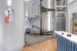 Kuchyň nebo kuchyňský kout v ubytování Hotel Cosmos