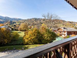 a view from the balcony of a house at Apartment les Huskies by Interhome in Saint-Gervais-les-Bains