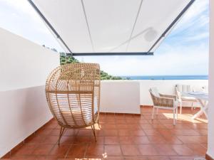 Balkón nebo terasa v ubytování Holiday Home Melon by Interhome