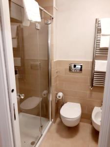 Koupelna v ubytování Hotel Patavium