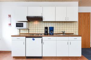Kuchyň nebo kuchyňský kout v ubytování Ferienwohnung Trautes Heim