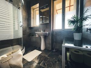 Koupelna v ubytování Apartman Soda + 32 fotografií
