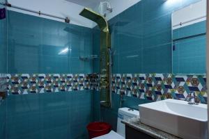 Koupelna v ubytování Melanna Cherai Beach Resorts