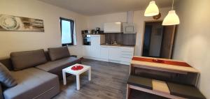 Kuchyň nebo kuchyňský kout v ubytování Haus Schneider