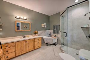 Vannituba majutusasutuses Large, Cozy Midway Studio with Mountain Views!