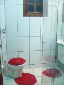 Phòng tắm tại Chalé MJF