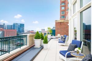 Balkón nebo terasa v ubytování Boston Harbor Hotel