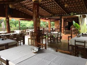 Restaurace v ubytování Chale Cantinho de Minas + 37 fotografií