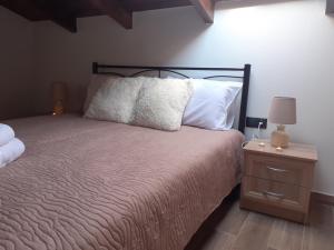 A bed or beds in a room at The view attic