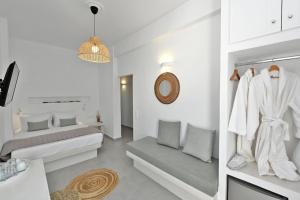 Postel nebo postele na pokoji v ubytování Kleri's apartments 6