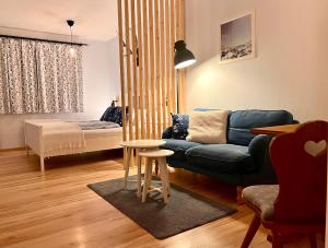 Posteľ alebo postele v izbe v ubytovaní Gosau Apartment 209