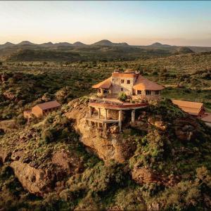 a house sitting on top of a mountain at Karivo in Windhoek