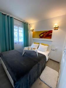 Un pat sau paturi într-o cameră la BuenaVista Apartment in Windsor Park