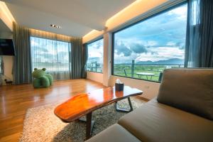 TV a/nebo společenská místnost v ubytování Han-Shian Boutique B&B
