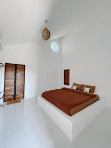 Postel nebo postele na pokoji v ubytování Aether Pai Villa