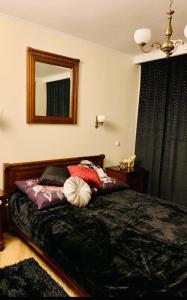 מיטה או מיטות בחדר ב-Apartament Prestige Pruszków