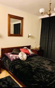 Postel nebo postele na pokoji v ubytování Apartament Prestige Pruszków