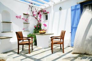 Балкон или терраса в Golden Beach Studios & Suites