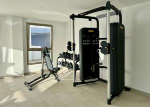 Apartamentos Cordial Magec Taurito的健身中心和/或健身设施